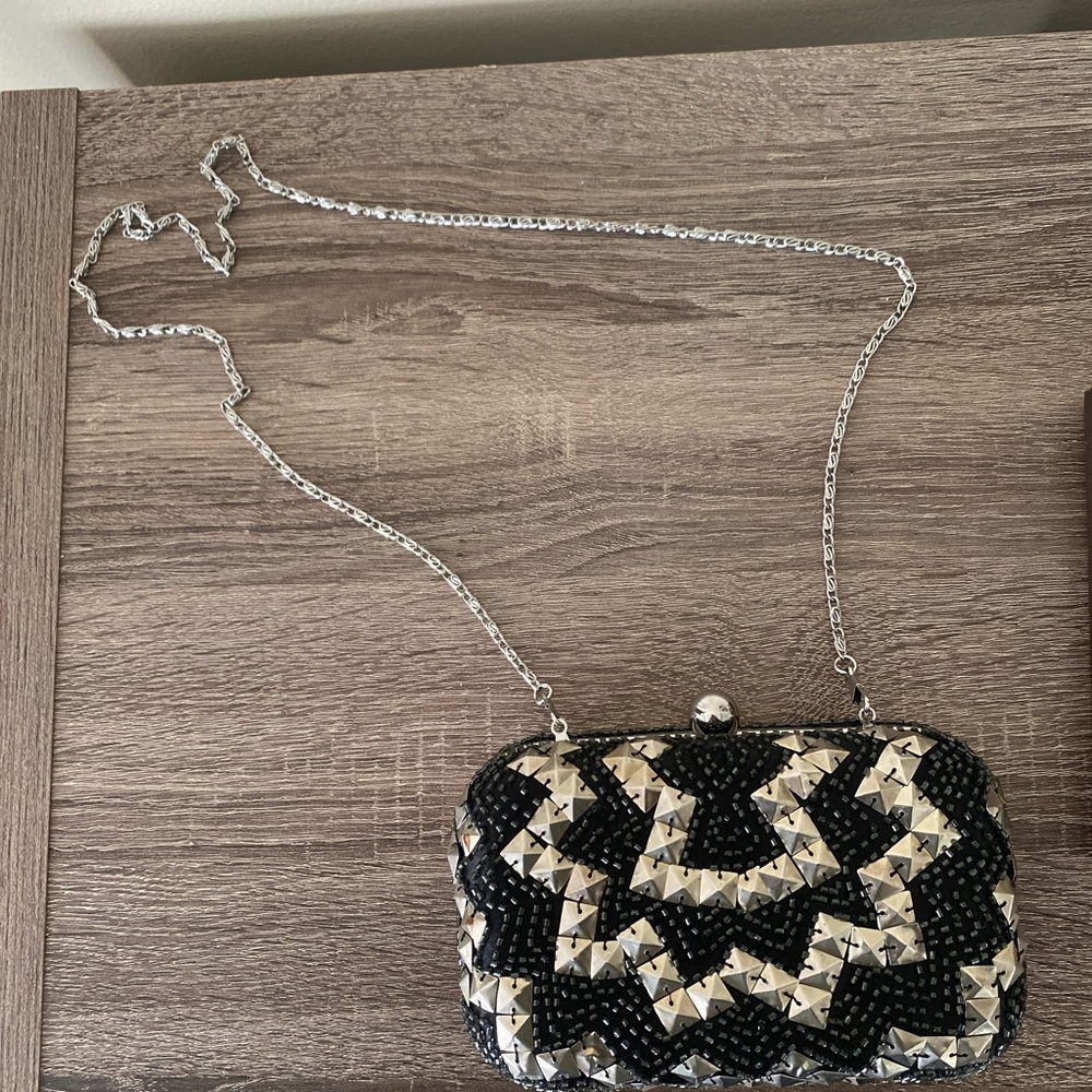 Juicy Couture YTK Beaded Minaudière Clutch
